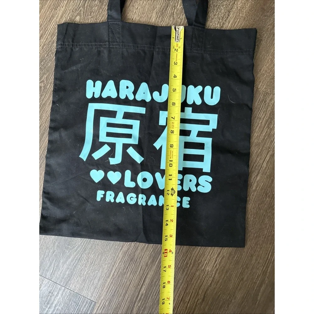 Rare Harajuku Lovers Fragrance Tote Bag - Black - Promotional Bag. Gwen Stefani